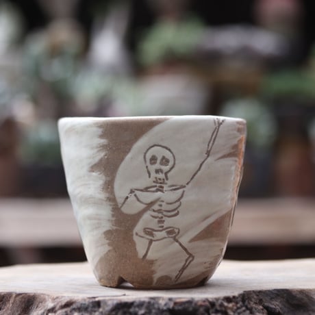 Andrew  Gemrich〝calavera″／humanity pot  no100264