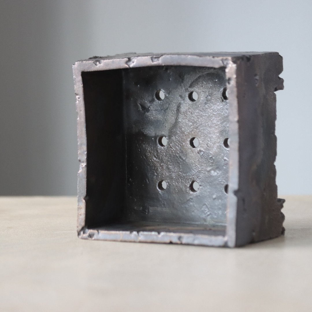 たけろうポット 角鉢 ムシクイ テツサビ 植木鉢