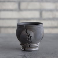 takero pot / mushikui / 炭化焼成 (2.5号)  no.531-104