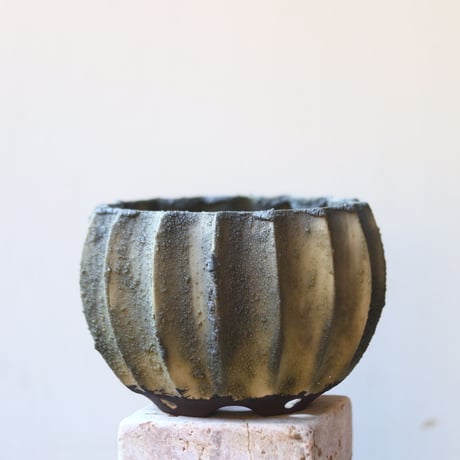 soso/礎礎 /Bowl /Olive Reef (base black)/L    no.212/ORL2