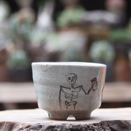 Andrew  Gemrich〝calavera″／humanity pot  no100251