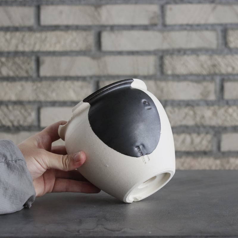 N/OH / コロ鉢 / Tear drop / W.B / S (4.5号) no.215