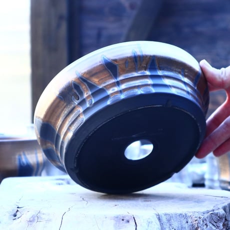 Yuta  Uchida 〝gold  rust″    /   humanity pot      no.11751