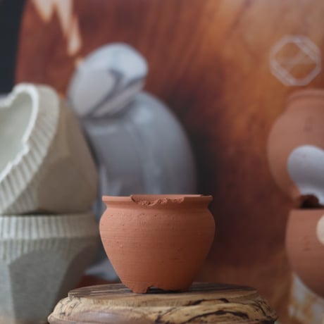 N/OH / コロ鉢 / Persimmon + Line / XS   no.1117-109