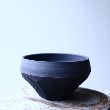 N/OH     INORI    盆栽鉢〝黒〟S　no.120126