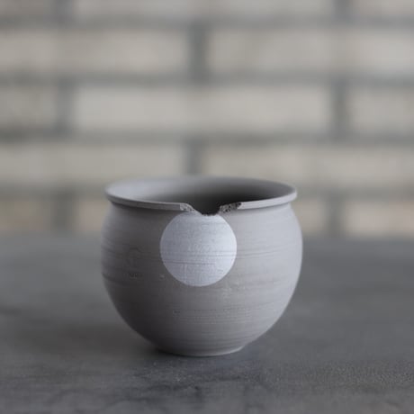 N/OH / コロ鉢 / smoky gray ＋ Moon / XS (3号)  no.1109-292