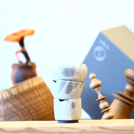 N/OH / コロ鉢 / classic grey / 2号 / 3pieces Set (box付き)   no.121019