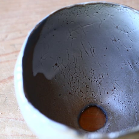 joint pot   安西桂   ×   安西岳郎   親子鉢〝土の子″ ボール  L  no.112950