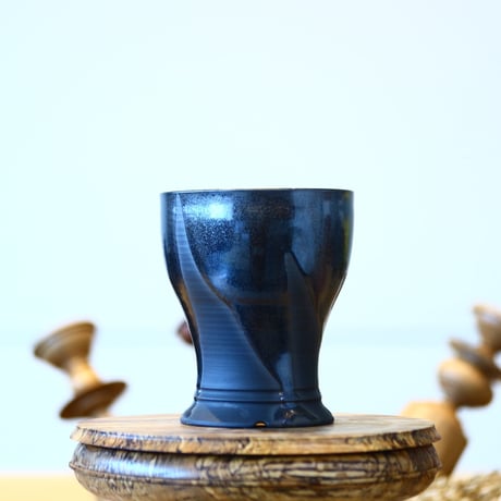 Yuta Uchida〝black glaze″ / humanity pot    no514-U24