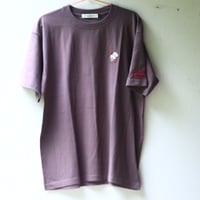 humanity×MENOSYAMA 【poorpatch T-shirt】CINEREAHEAD (チャコール) 予約販売