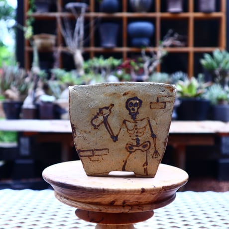 Andrew  Gemrich  〝calavera″   /   humanity pot     no.510