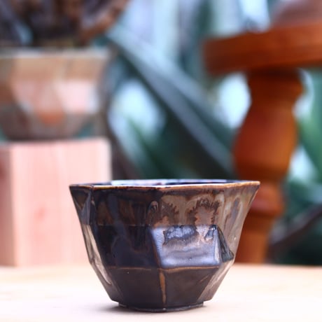 P&A ceramic ware / polygon pot 　no.612-P04