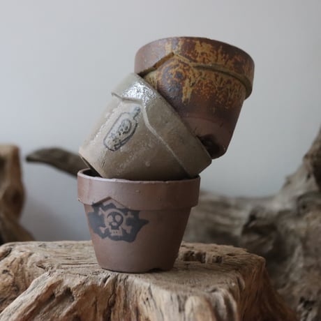 YAMABACHI ver. takero pot クロサビ /3個セット CATEGORY YAMABACHI var. takero pot | 芽の巣山
