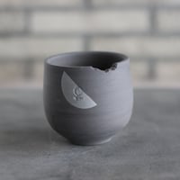 N/OH / コロ鉢 / rich black + Moon / SS (3号)   no.503-376