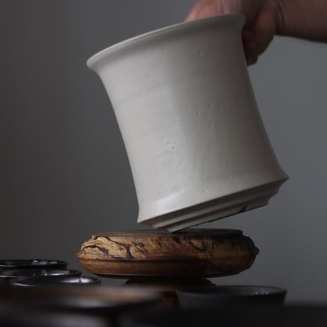 Atsushi Funakushi / white flake / humanity pot     no.512-50