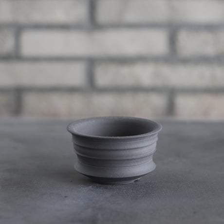 takero pot / ヤキシメ クロ (3号)   no.208-100