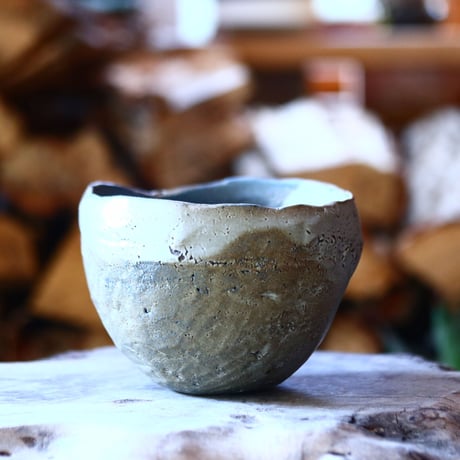 joint pot   安西桂   ×   安西岳郎   親子鉢〝土の子″ ボール  L  no.112950