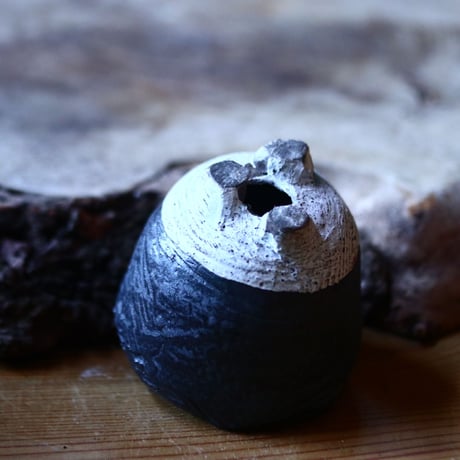joint pot   安西桂   ×   安西岳郎   親子鉢〝土の子″ 　  no.71255