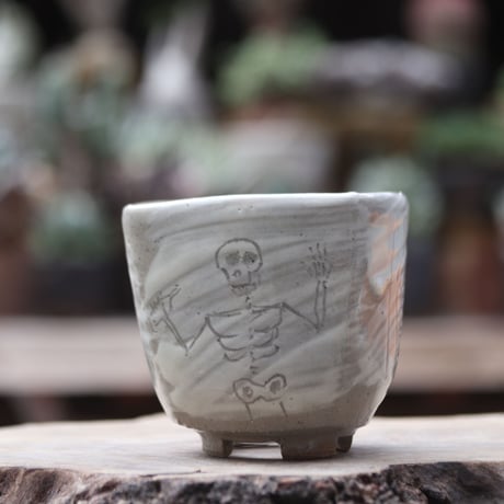 Andrew  Gemrich〝calavera″／humanity pot  no100254