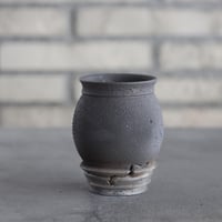 takero pot / mushikui / 炭化焼成 (2号)  no.531-102