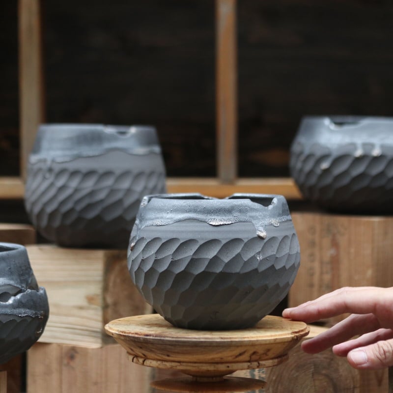 N/oh コロ鉢 Sサイズ 雨時 N/oh コロ鉢 Sサイズ 雨時