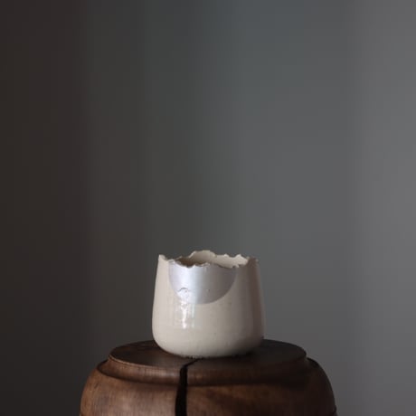 N/OH / コロ鉢 / white＋Moon / XS  no.202-64