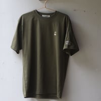 humanity×MENOSYAMA 【poorpatch T-shirt】OBESAHEAD (シティグリーン) 予約販売