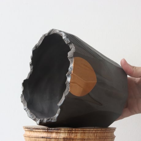 N/OH / 澪標 / RUNNY BLACK+Moon / L (6.5号)  no.504-95