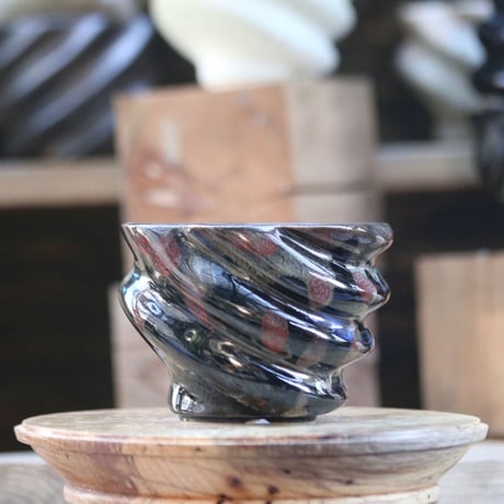 P&A ceramic ware / spiral pot 　no.108-104