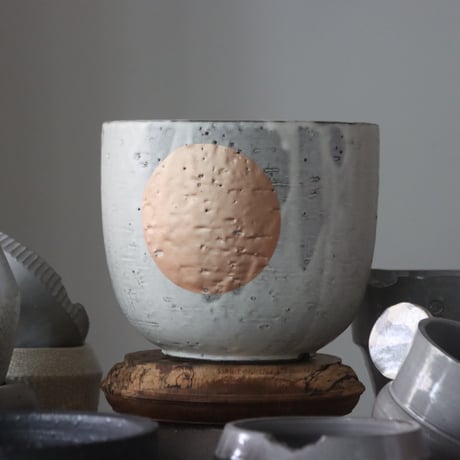 N/OH / コロ鉢 / classic gray + Moon / L   no.1027-14