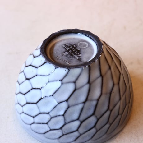 N/OH【食器】茶碗 / White on Black / M    no.611/26