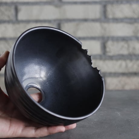 Yuta Uchida / black glaze melt  / humanity (5.5号)  no.517-77