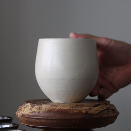 Atsushi Funakushi / white flake / humanity pot     no.512-46