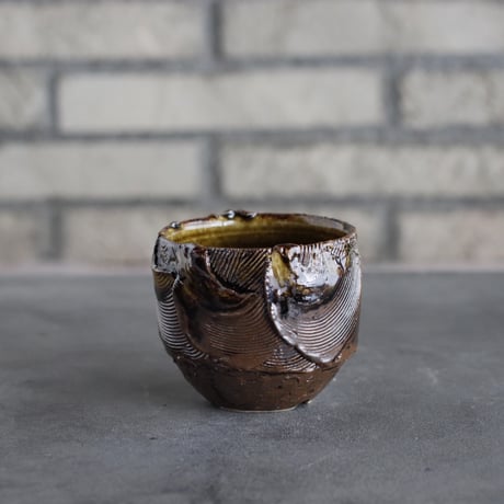 Masato Akutsu / brown glaze / humanity (2.5号)  no.517-103