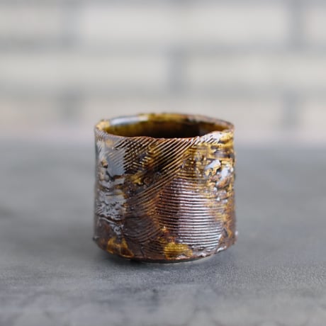 Masato Akutsu / brown glaze / humanity pot (2.5号)  no.824-38
