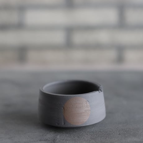 N/OH / コロ鉢 / rich black + Moon / XS (2.5号)   no.503-382