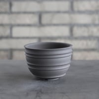 takero pot / ヤキシメ クロ (4号)   no.208-38