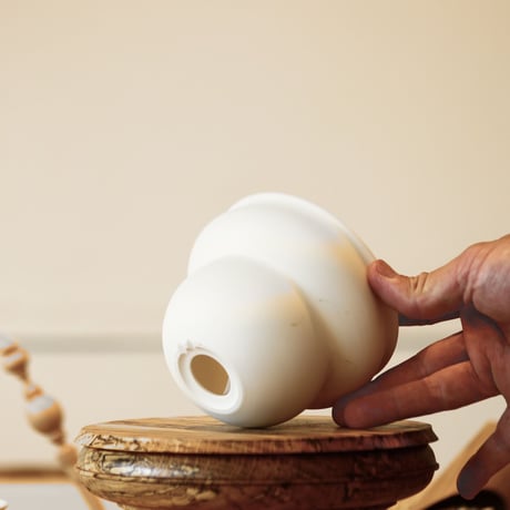Kazuhiro Arima〝silk″ / humanity pot    no507-80