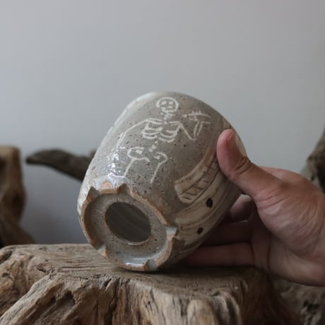 Andrew Gemrich〝CALAVERA″ / humanity pot  no.920-C78