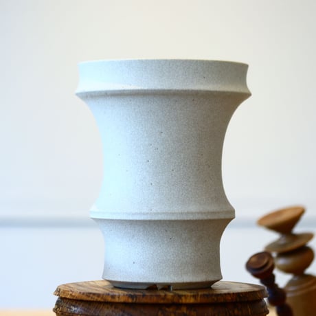 Atsushi Funakushi〝white flake″ / humanity pot    no521-F14