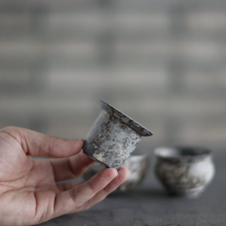 TAKERO POT / Shirosabi 3pieces  (2号)   no.803-128