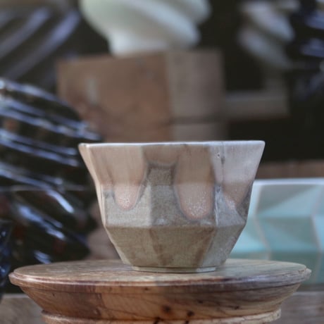 P&A ceramic ware / polygon pot 　no.108-94