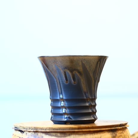 Yuta Uchida / black glaze / humanity pot    no.1231-13