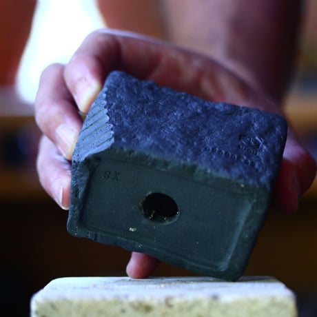 N/OH     石コロ鉢  (リッチブラック)  XS   no.100401
