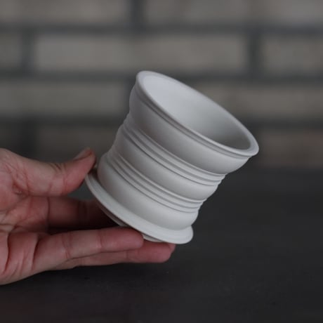 takero pot / 白 (2.5号)  no.201-71