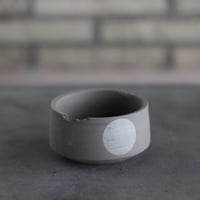 N/OH / コロ鉢 / smoky gray + Moon / XS (3号)   no.503-426