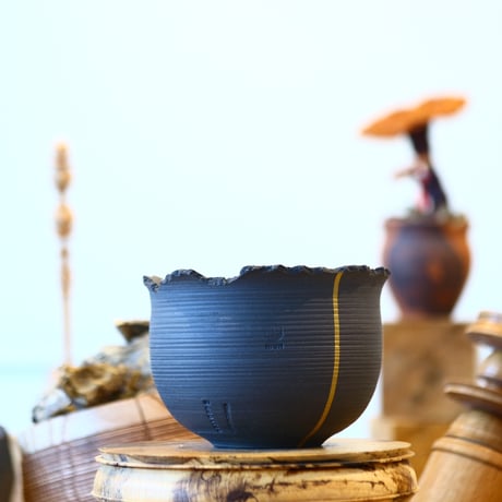 N/OH / コロ鉢 / rich Black + Line / S    no.112685