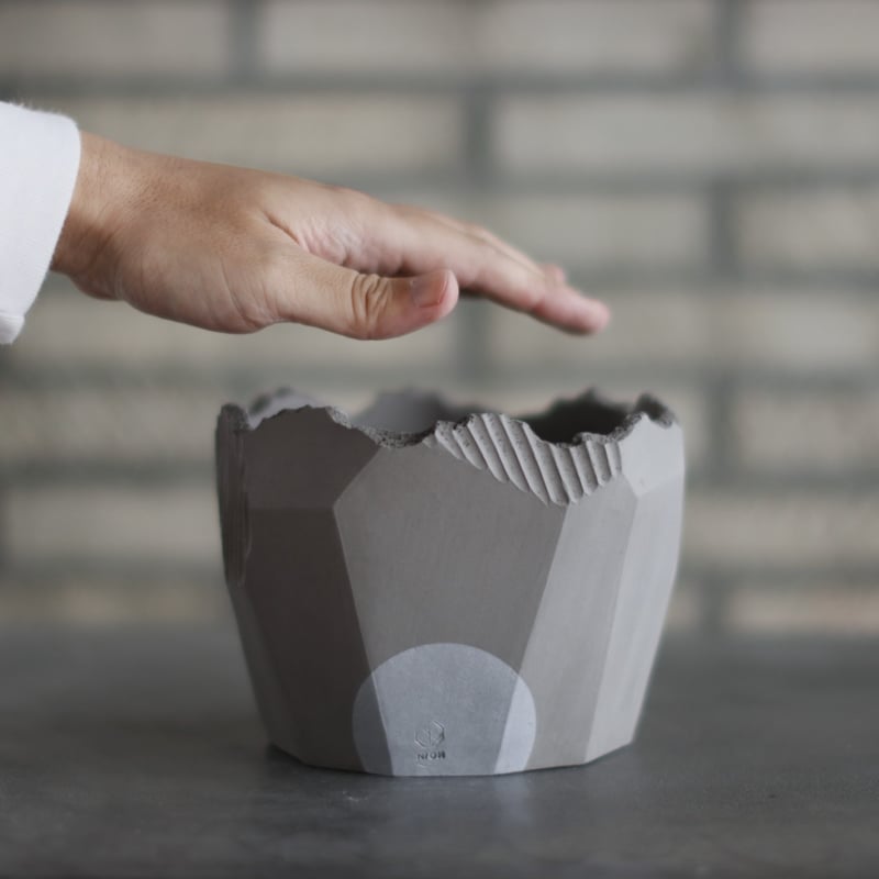 N/OH / 澪標 / smoky gray ＋ Moon / S (5号) no.1102