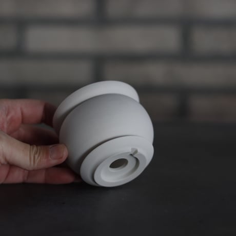 takero pot / 白 (2.5号)  no.201-82