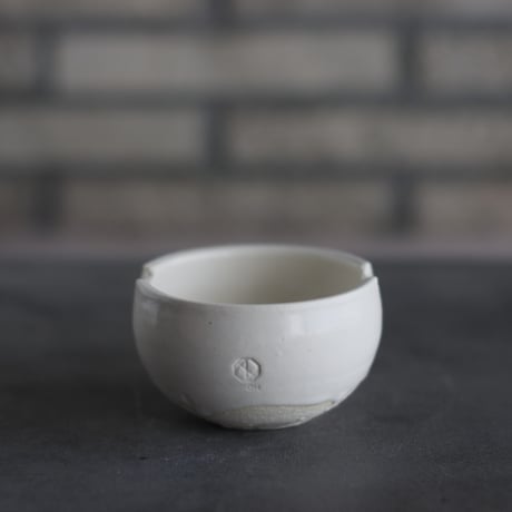 N/OH / コロ鉢-Strokes / White × White / XS (3号)  no.503-342